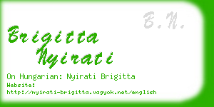 brigitta nyirati business card